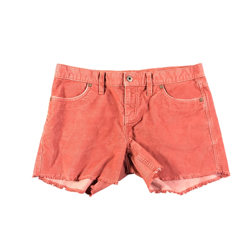 Carve Designs Womens Coral Corduroy Raw Hem 5-Pocket Shorts Size 4